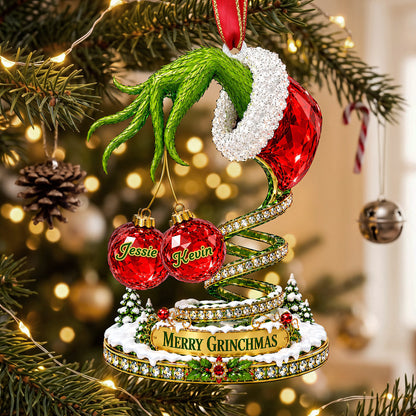 Festive Mischief Hand - Personalized Ornament Gifts VT100152