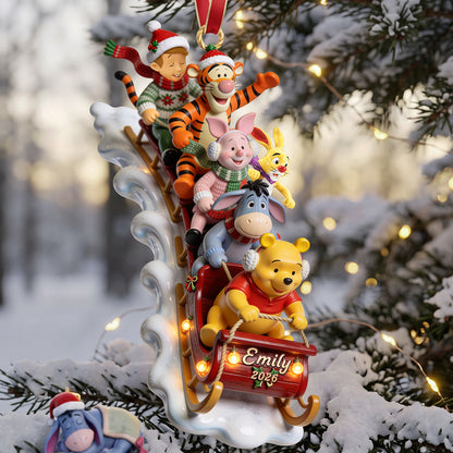 Jolly Snow Ride - Personalized Ornament Gifts TC100146