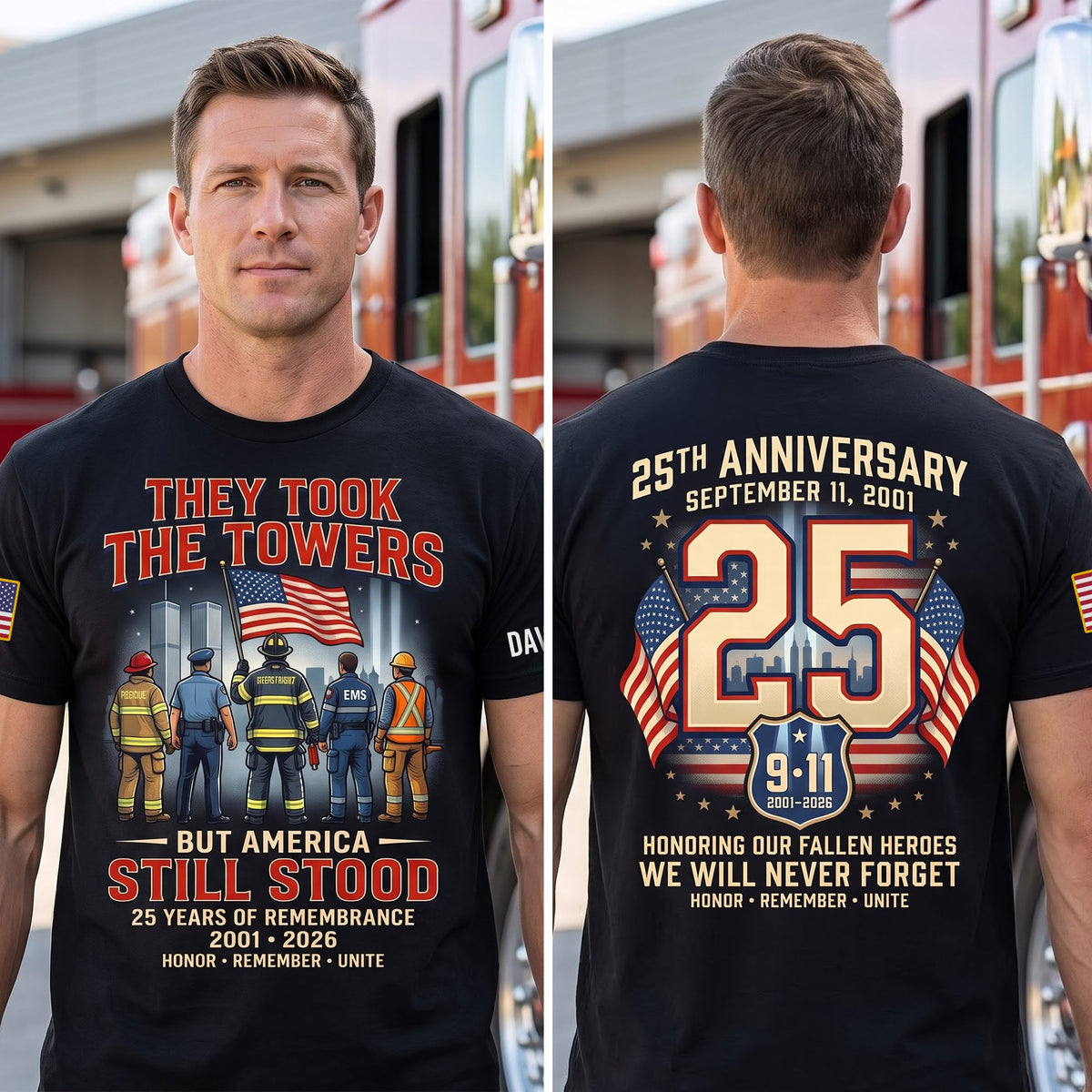 25 Years Of Remembrance - Personalized 3D Shirt TC100038