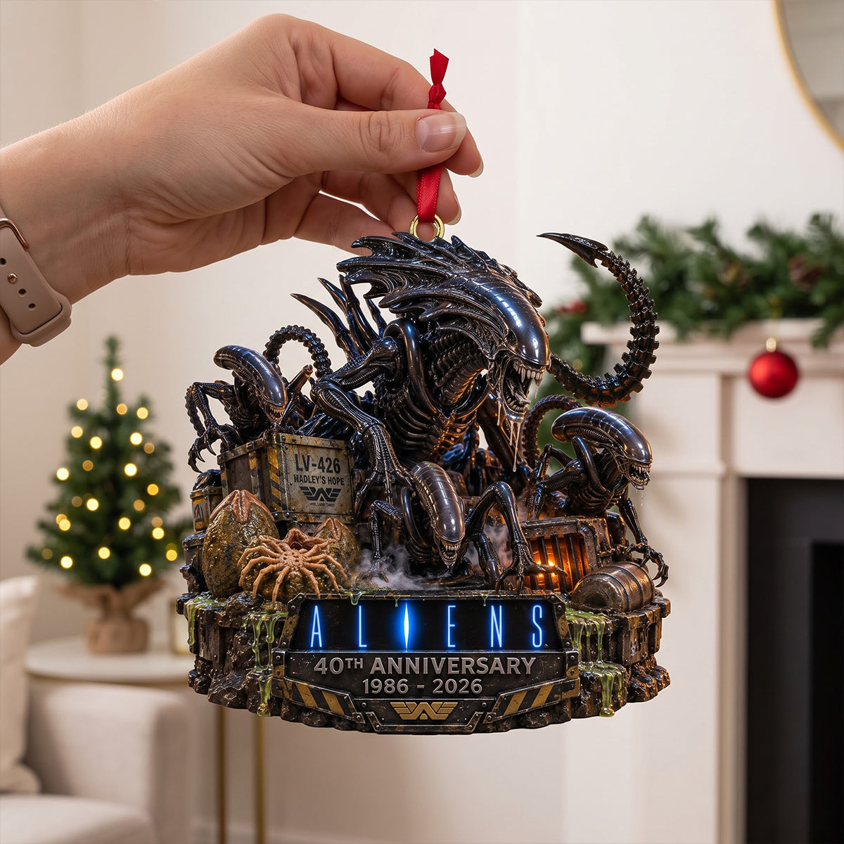 Sci-Fi Creature Celebrating 40th Anniversary - Personalized Ornament Gifts TC100139