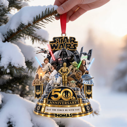 50th Anniversary Warriors Merry Christmas - Personalized Ornament Gifts TC100132