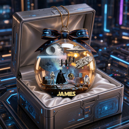 Space Scene - Personalized Ornament Gifts TC100127
