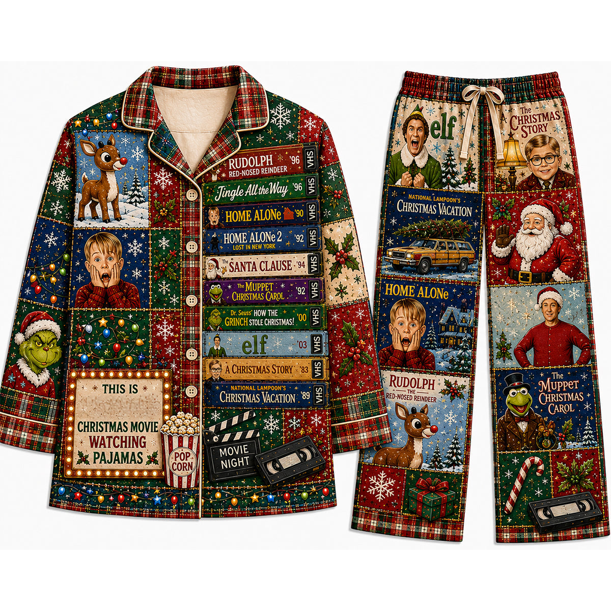 Holiday Cheer Family - Lapel Pajama Set TC100135