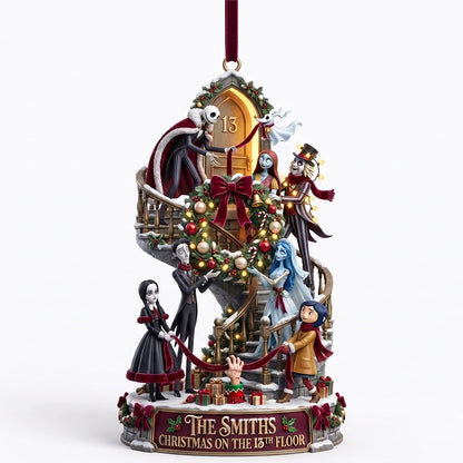 The 13th Floor Spooky Family - Personalized Ornament Gifts TC100143