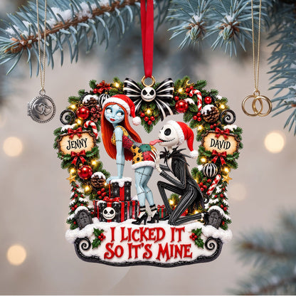 Spooky Couple - Personalized Ornament Gifts TC100183