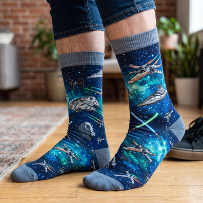 Cosmic Middle Tube Socks - Middle Tube Socks TC100176