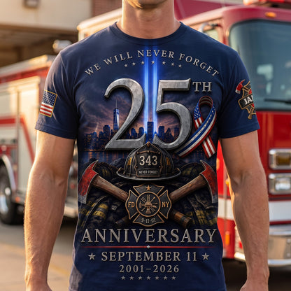 9/11 We Will Never Forget - Personalized 3D Shirt TC100021