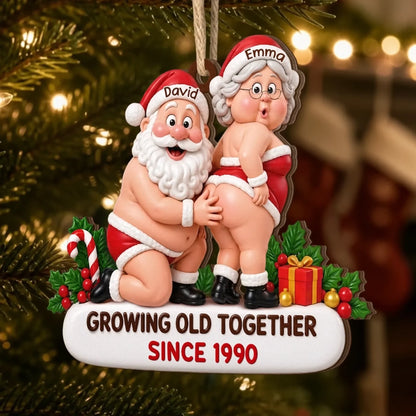 Funny Couple - Personalized Ornament Gifts TC100182