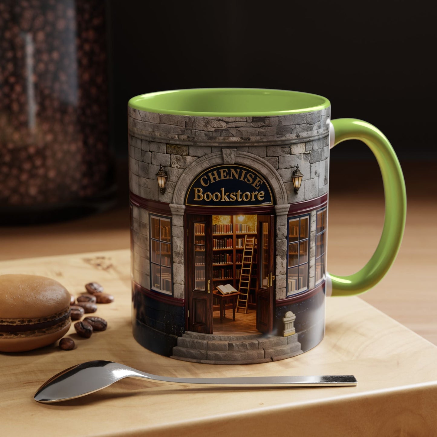 Custom Bookstore Mug - Personalized Coffee Mug - Book Lover Gifts TC100042