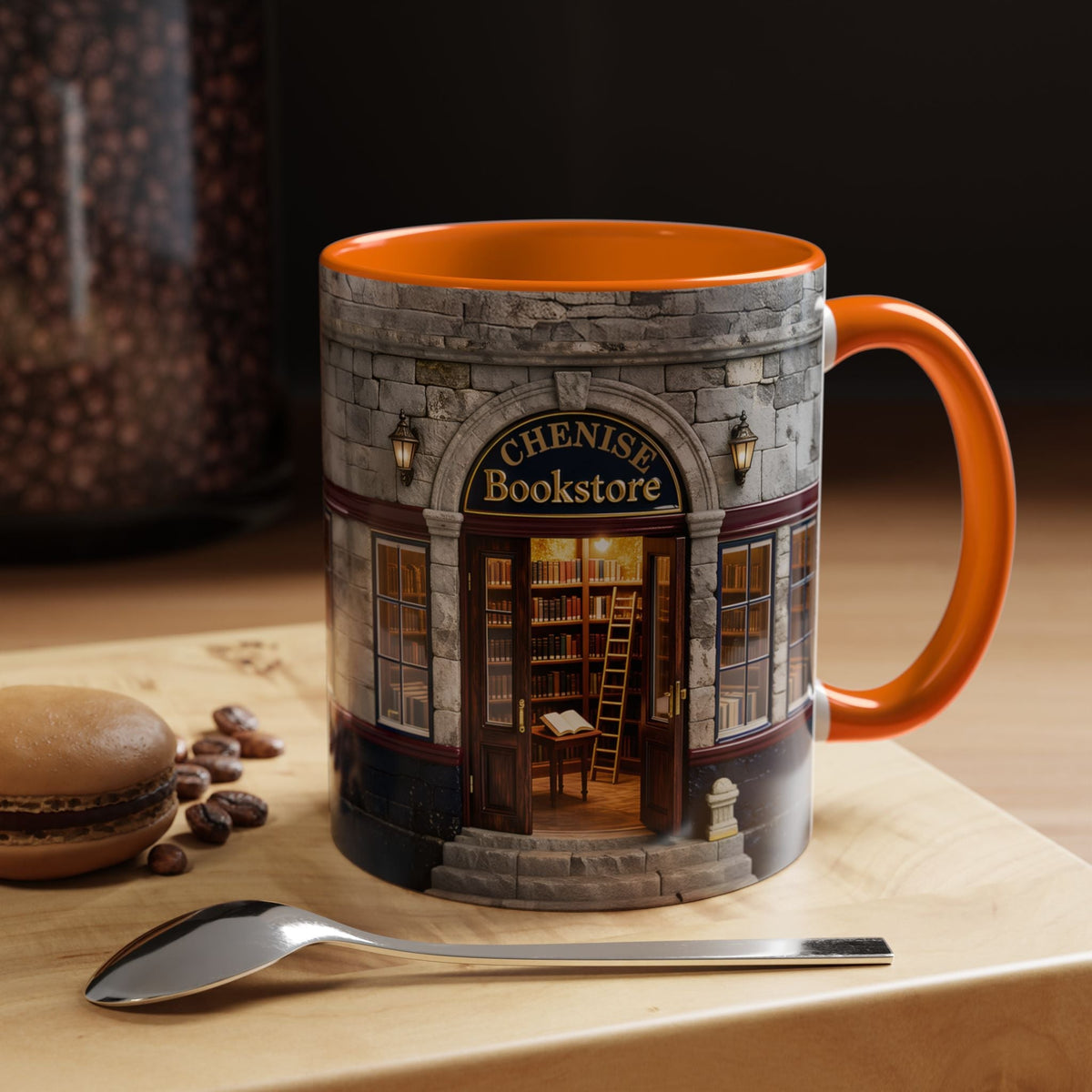 Custom Bookstore Mug - Personalized Coffee Mug - Book Lover Gifts TC100042