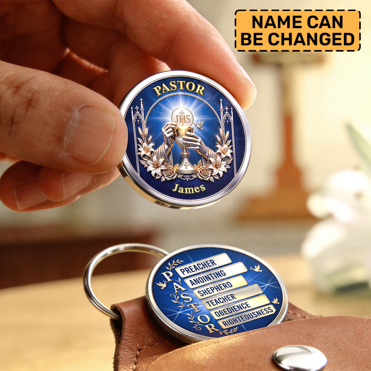 A Pastor Who Leads With Grace - Personalized Keepsake