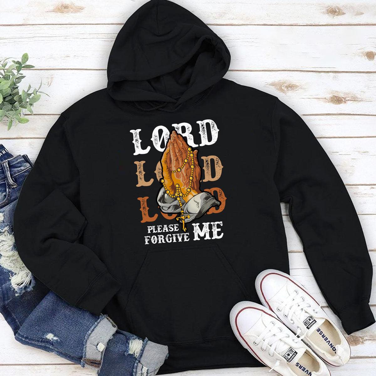 Lord, Please Forgive Me - Unisex Hoodie - Christian Faith