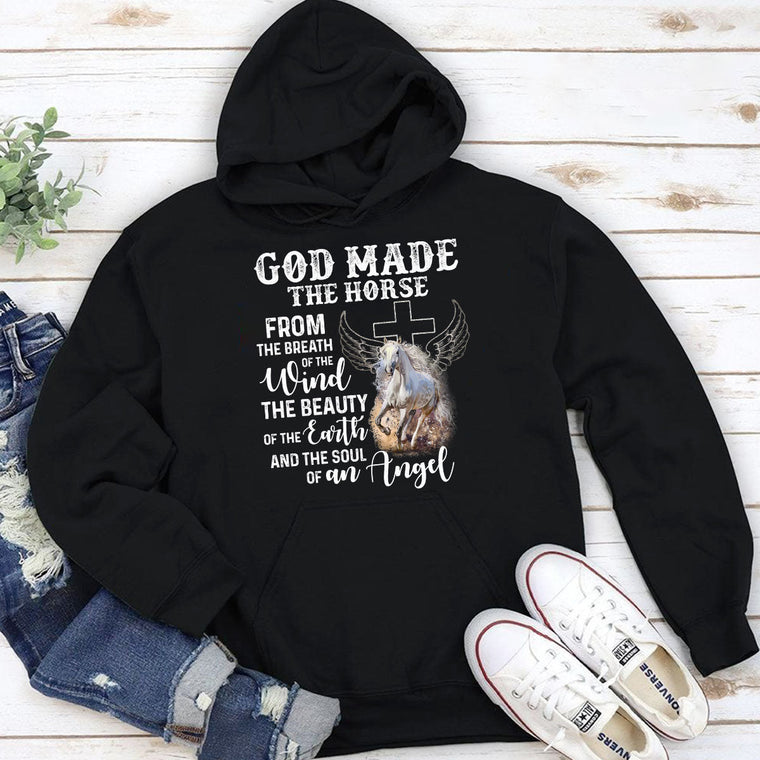 God Made The Horse - Unisex Hoodie - Inspirational Faith Apparel
