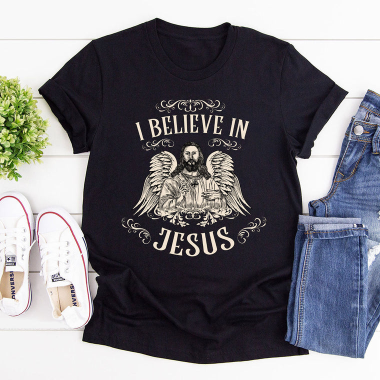 I Believe In Jesus - Unisex Christian T-shirt GMJSTS200164