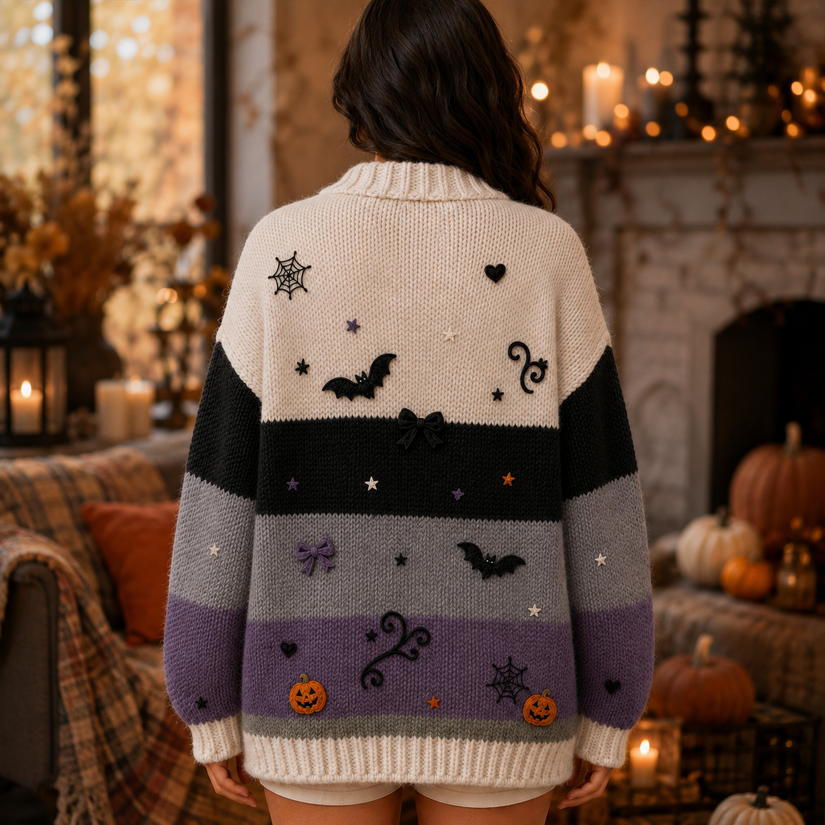 Halloween Nightmare Friends - Cardigan Sweater TC100073