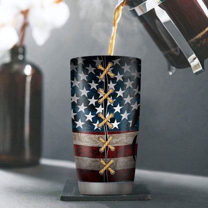 God Bless America - Personalized Eagle Stainless Steel Tumbler