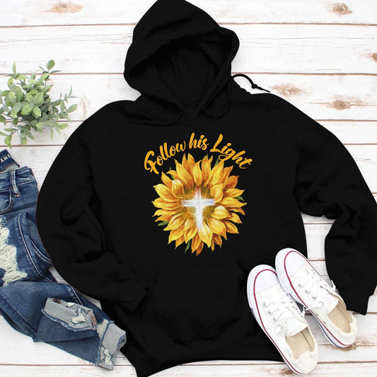 Follow His Light - Christian Unisex Hoodie