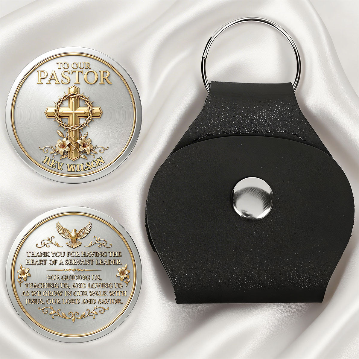 Heart Of A Servant Leader - Personalized Keepsake - Gift For Pastor