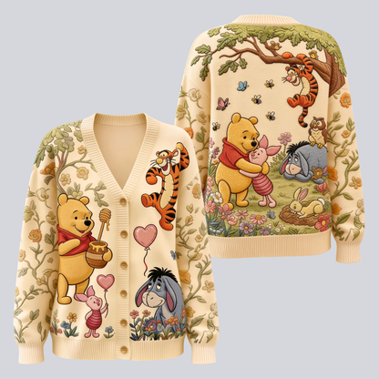 Honey Bear Celebrate 100th Anniversary - Cardigan Sweater TC100086