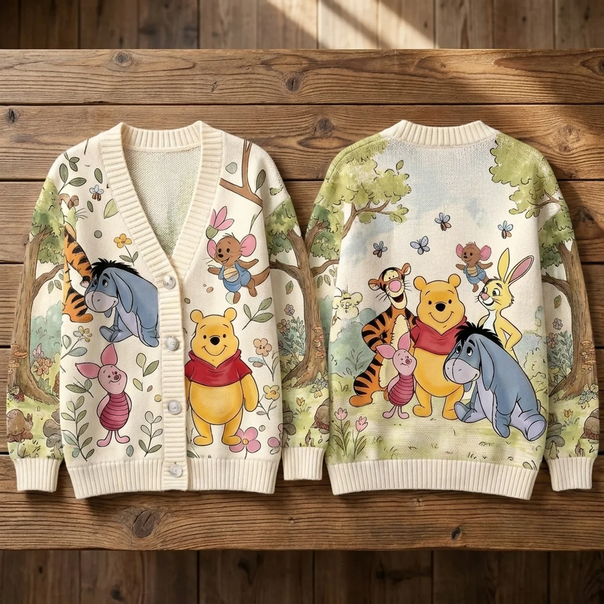Just Love Honey Bear Friends - Cardigan Sweater TC100089