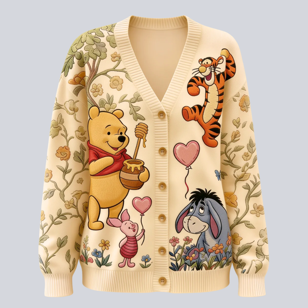 Honey Bear Celebrate 100th Anniversary - Cardigan Sweater TC100086