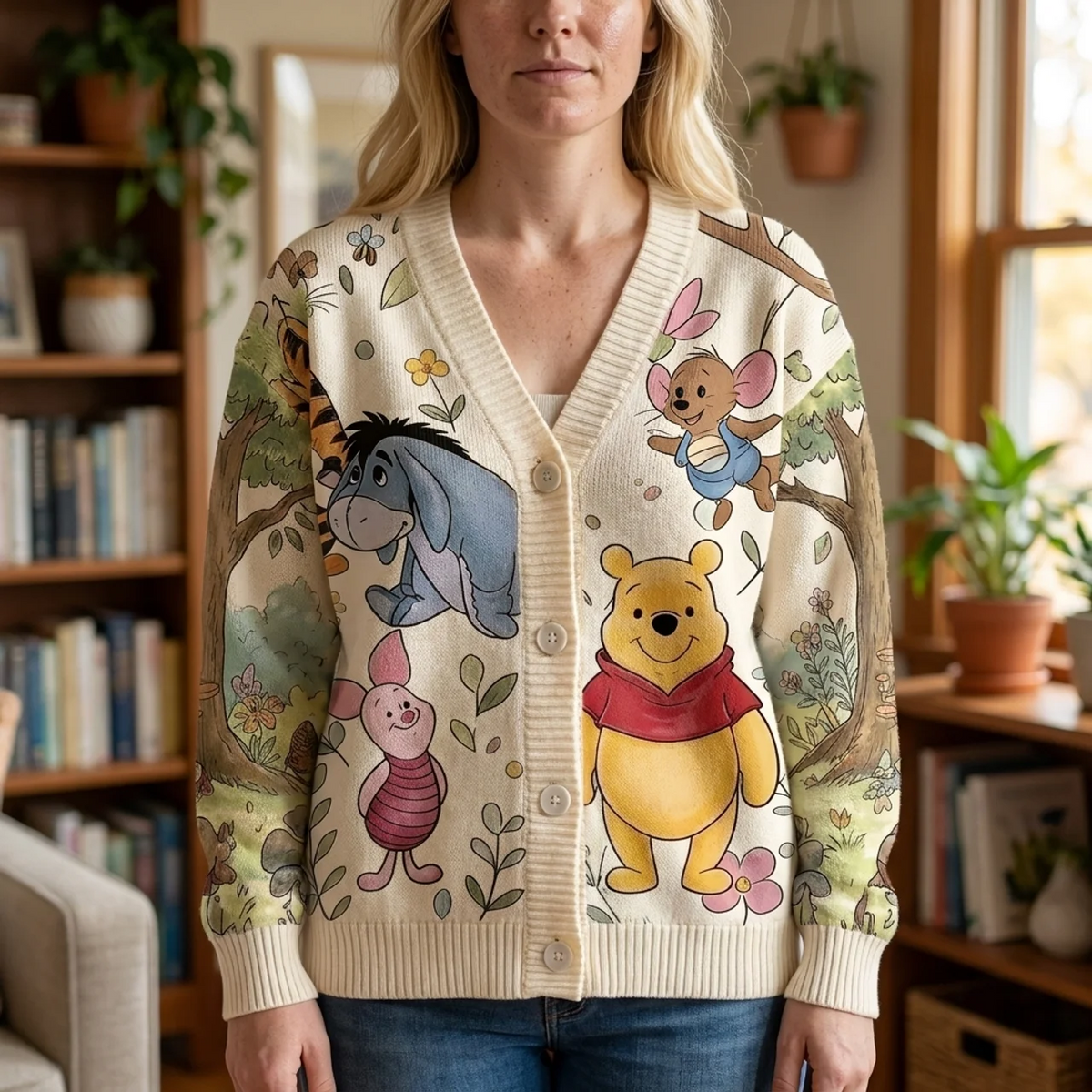 Just Love Honey Bear Friends - Cardigan Sweater TC100089