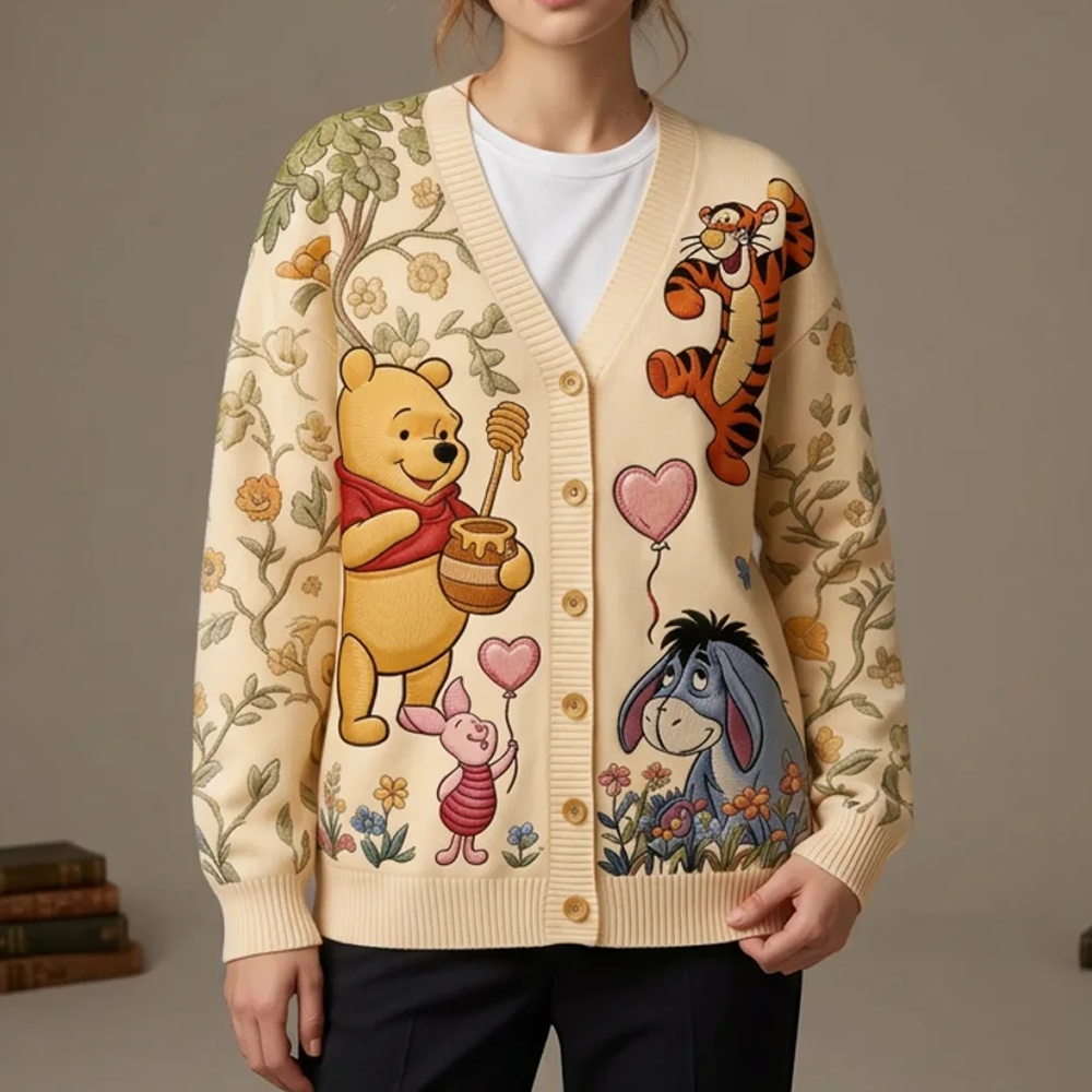 Honey Bear Celebrate 100th Anniversary - Cardigan Sweater TC100086