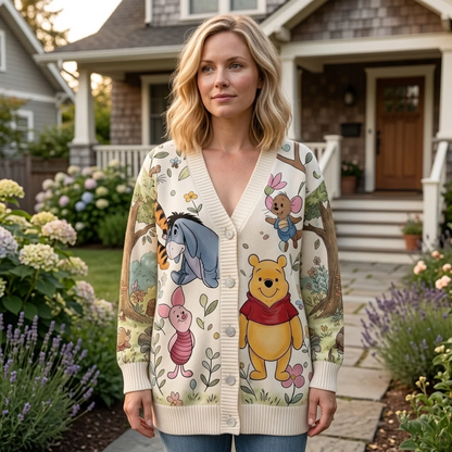 Just Love Honey Bear Friends - Cardigan Sweater TC100089