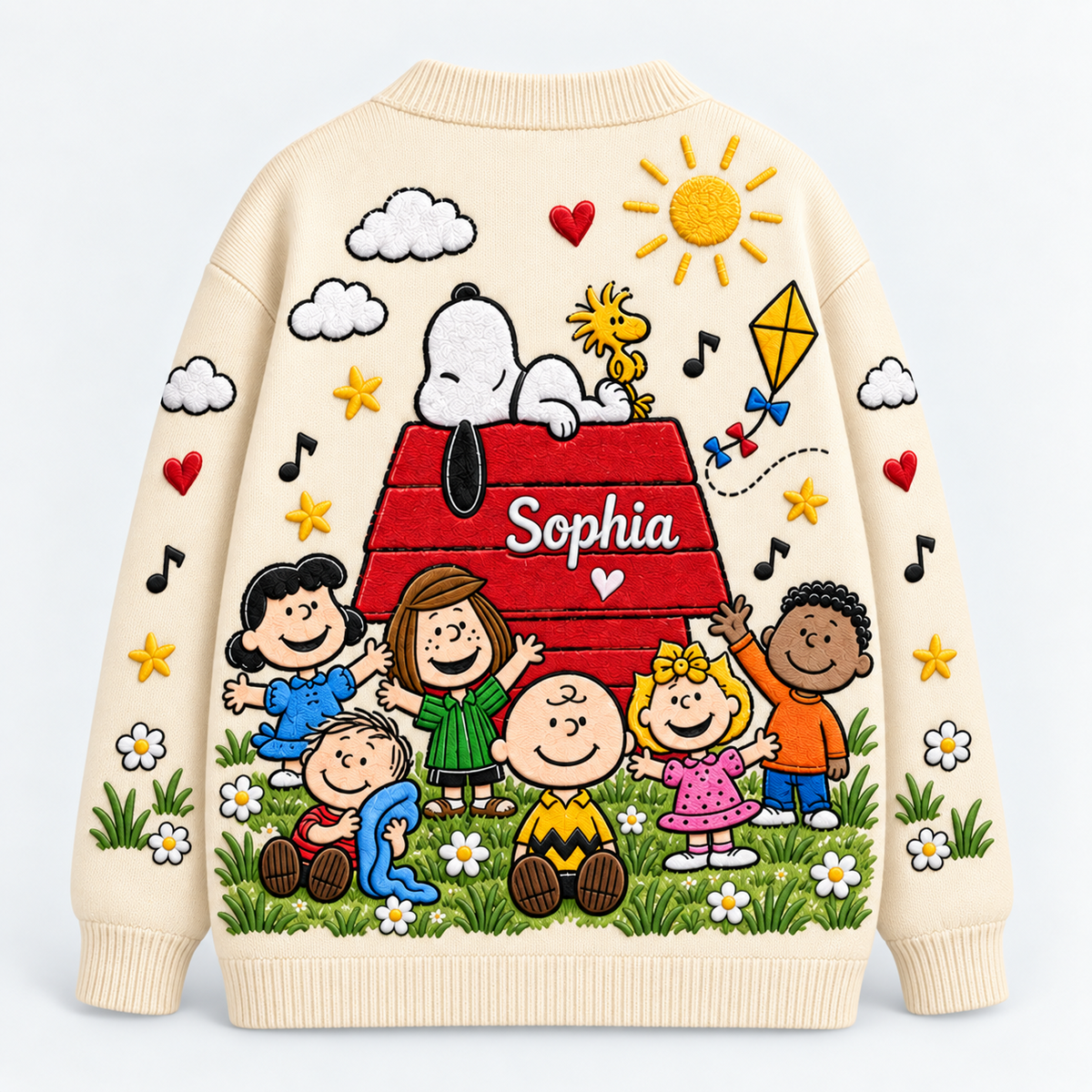 Don't Worry Be Happy Positive Life - Cardigan Sweater TC100106