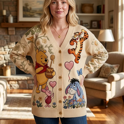 Honey Bear Celebrate 100th Anniversary - Cardigan Sweater TC100086