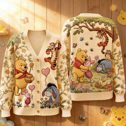Honey Bear Celebrate 100th Anniversary - Cardigan Sweater TC100086
