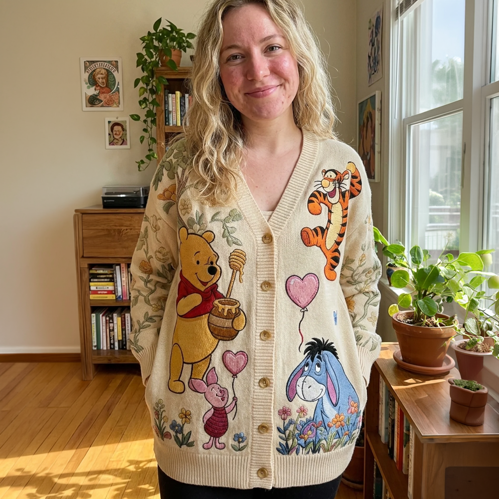 Honey Bear Celebrate 100th Anniversary - Cardigan Sweater TC100086