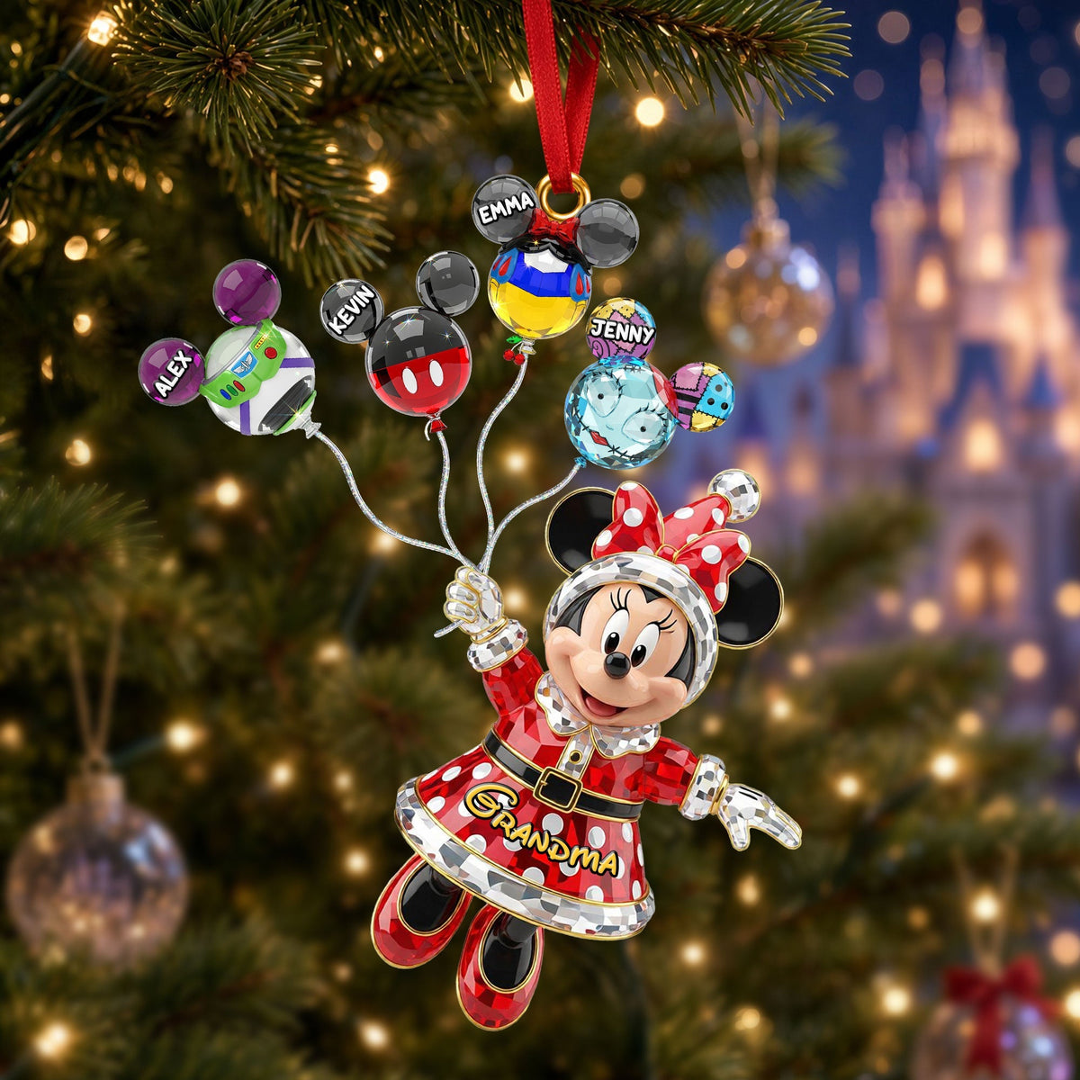 Grandma’s Magical Balloon - Personalized Ornament Gifts TC100165