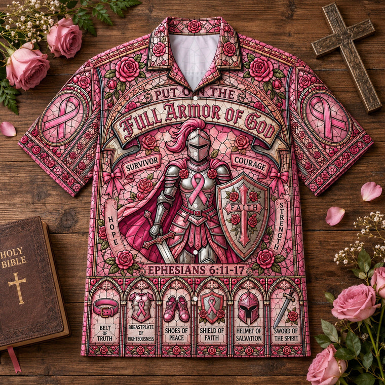 Full Armor Of God - Personalized Hawaiian Shirt TC100054