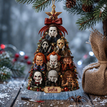 Sincerely Terror - Personalized Ornament Gifts TC100137