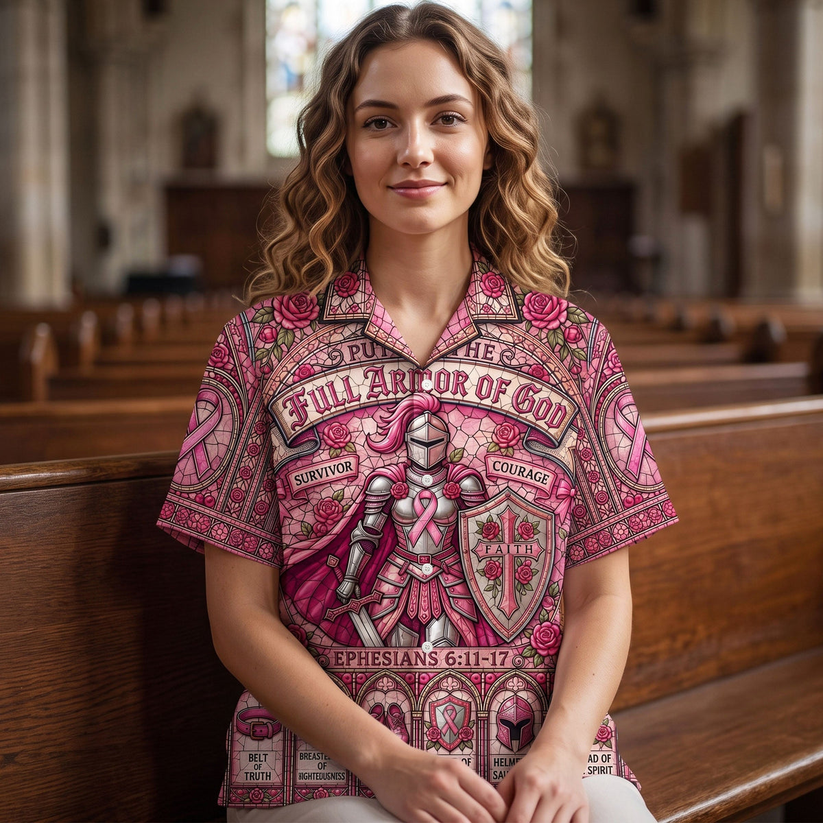 Full Armor Of God - Personalized Hawaiian Shirt TC100054