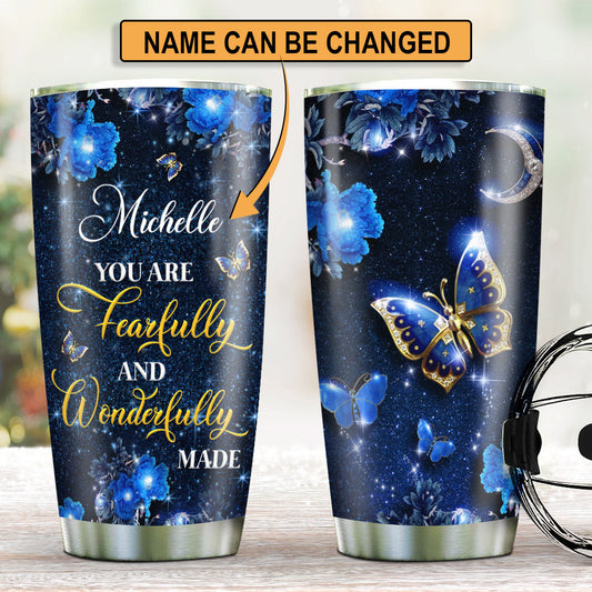 You Are Fearfully And Wonderfully Made - Personalized Tumbler