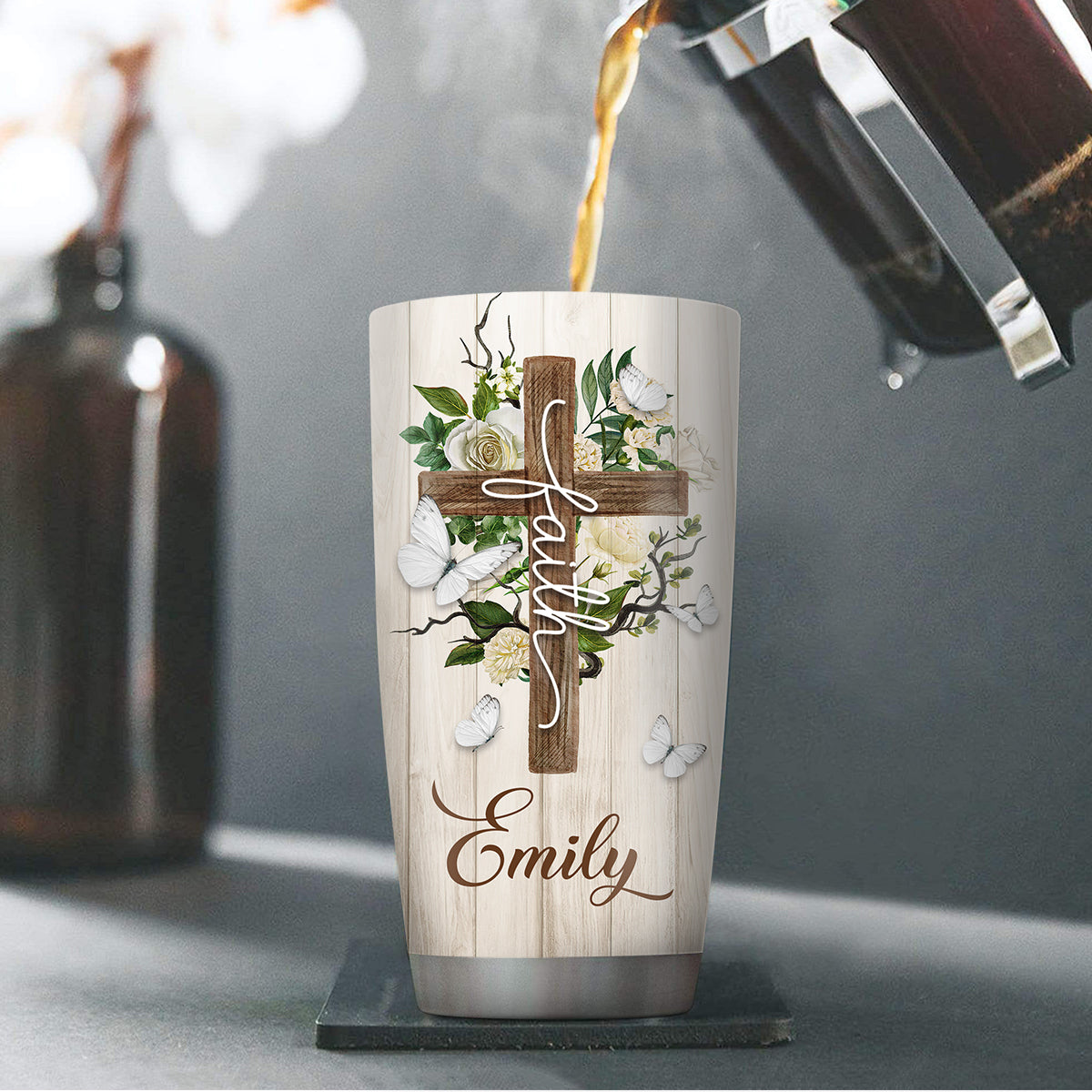 Power and Sound Mind - Personalized Tumbler