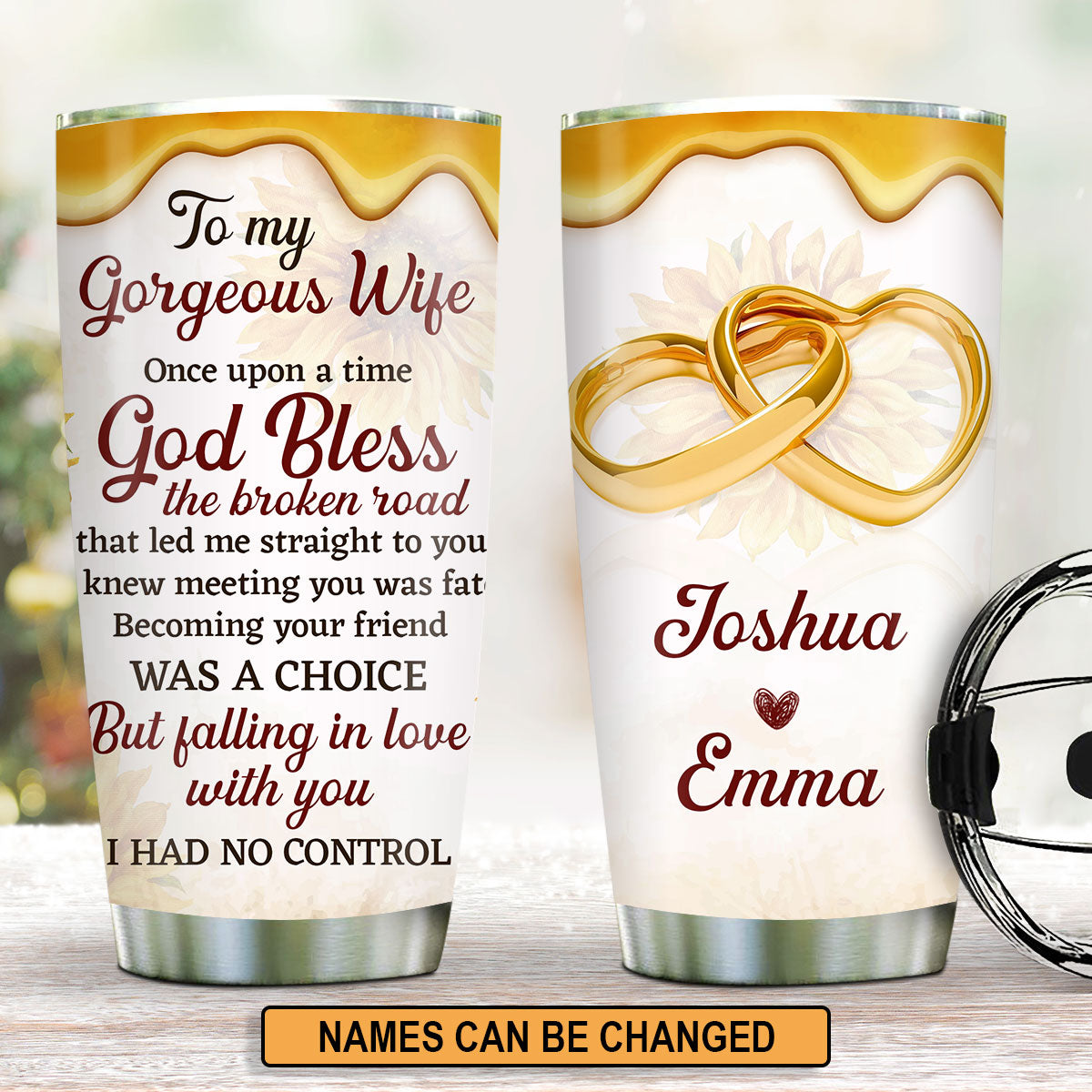 God Bless - Personalized Stainless Steel Tumbler