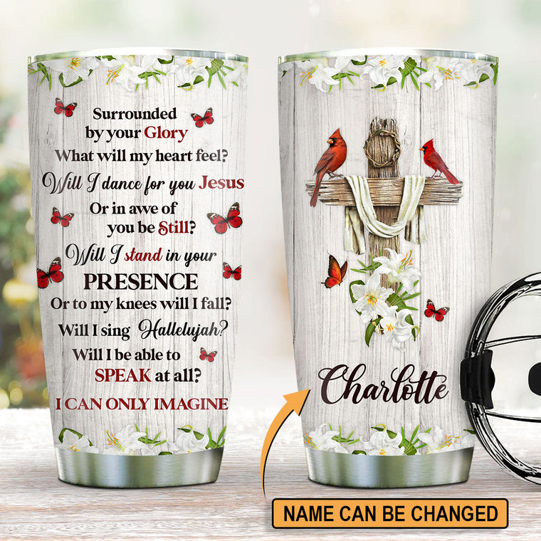 Inspirational Verse - Personalized Stainless Steel Tumbler 20oz