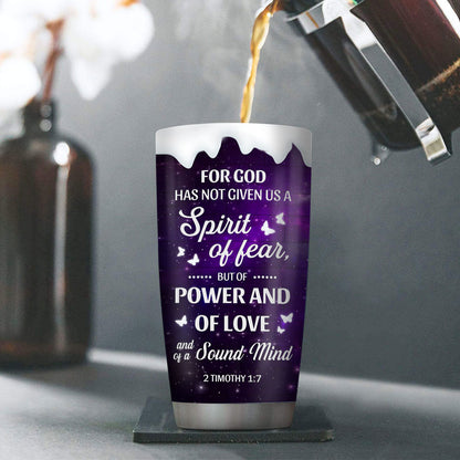 Believe In God - Personalized Stainless Steel Tumbler