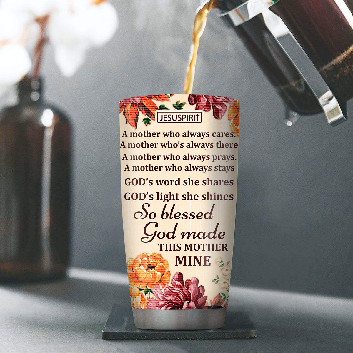 Mother's Love - Personalized Stainless Steel Tumbler