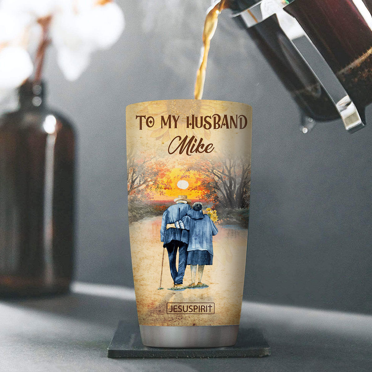 You Are My King Forever - Personalized Stainless Steel Tumbler