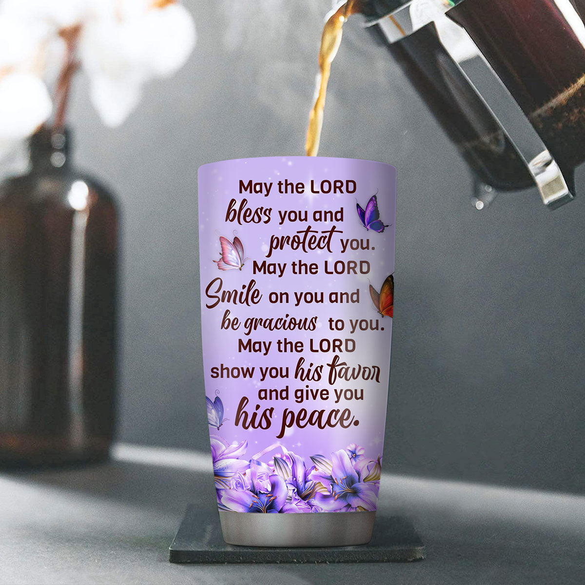 May the Lord Bless You - Personalized Tumbler