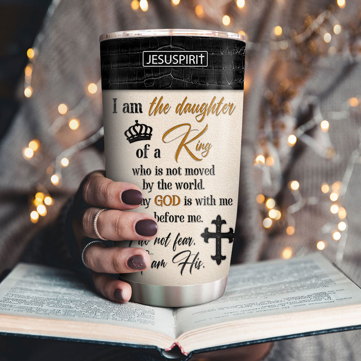 For My God Is With Me - Personalized Stainless Steel Tumbler