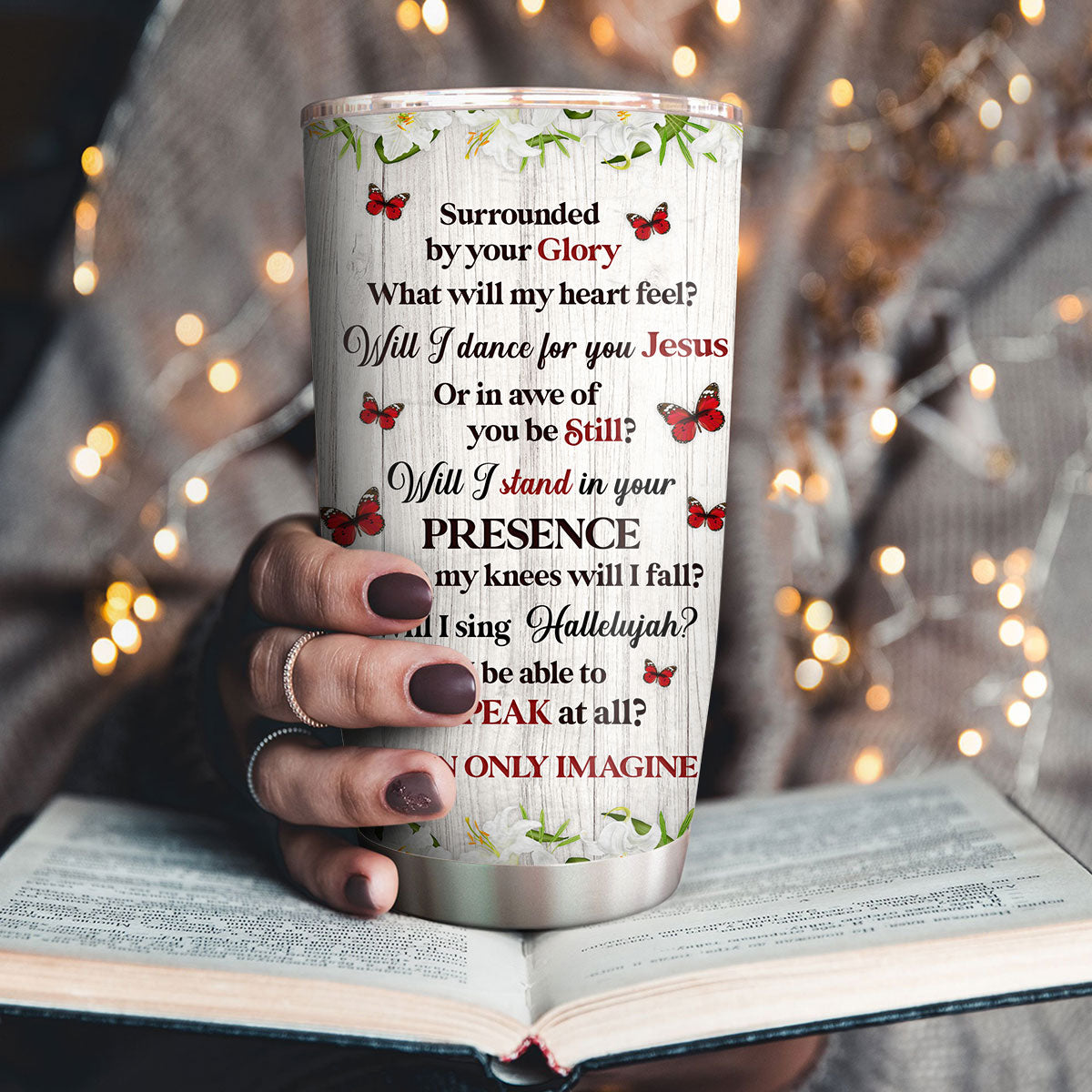 Inspirational Verse - Personalized Stainless Steel Tumbler 20oz