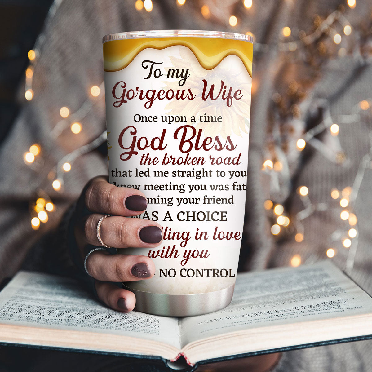 God Bless - Personalized Stainless Steel Tumbler