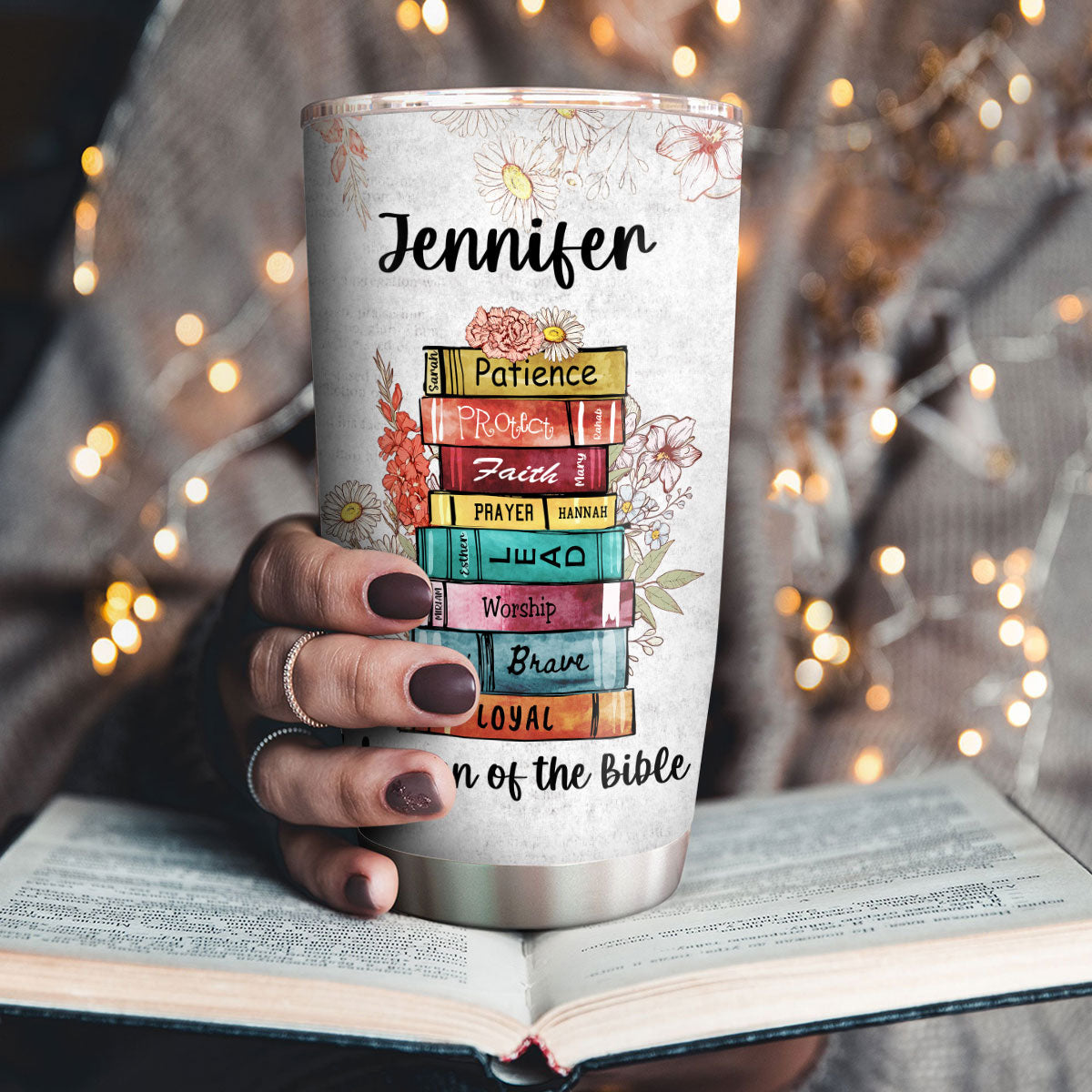 Faith-Inspired - Personalized Stainless Steel Tumbler for Women