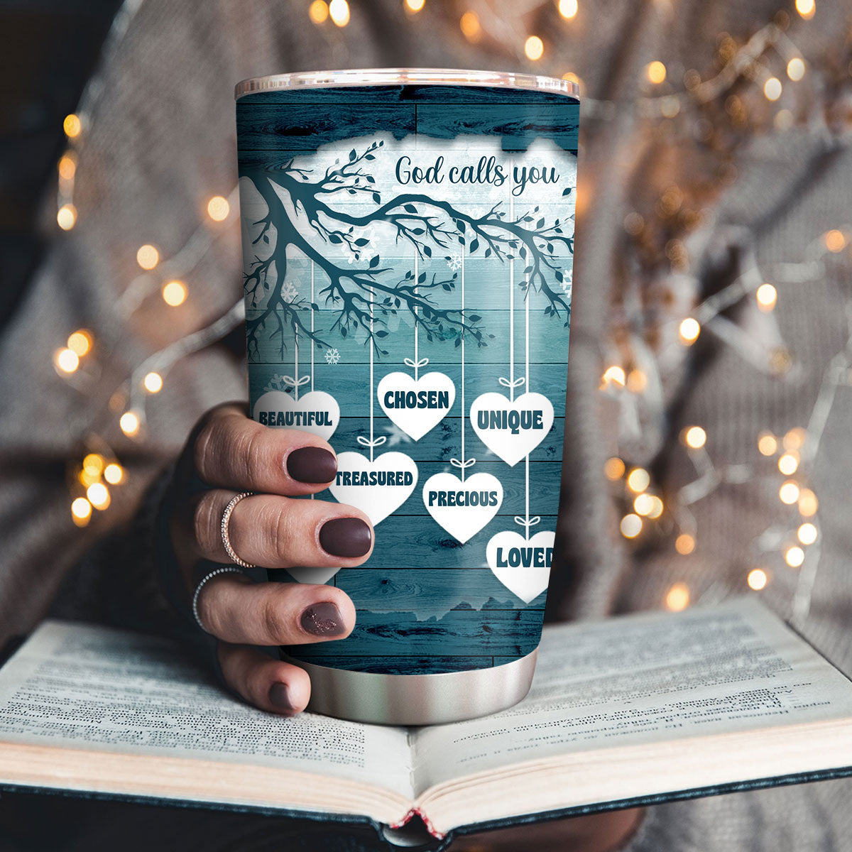 God Calls You Precious - Stainless Steel Tumbler 20oz - Personalized Gift