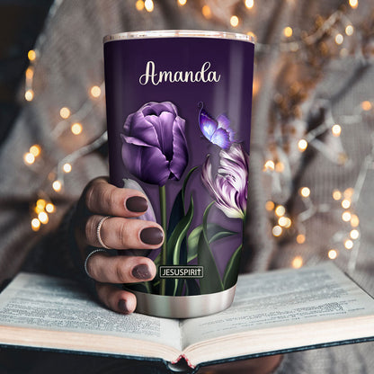 For God So Loved The World - Personalized Tumbler